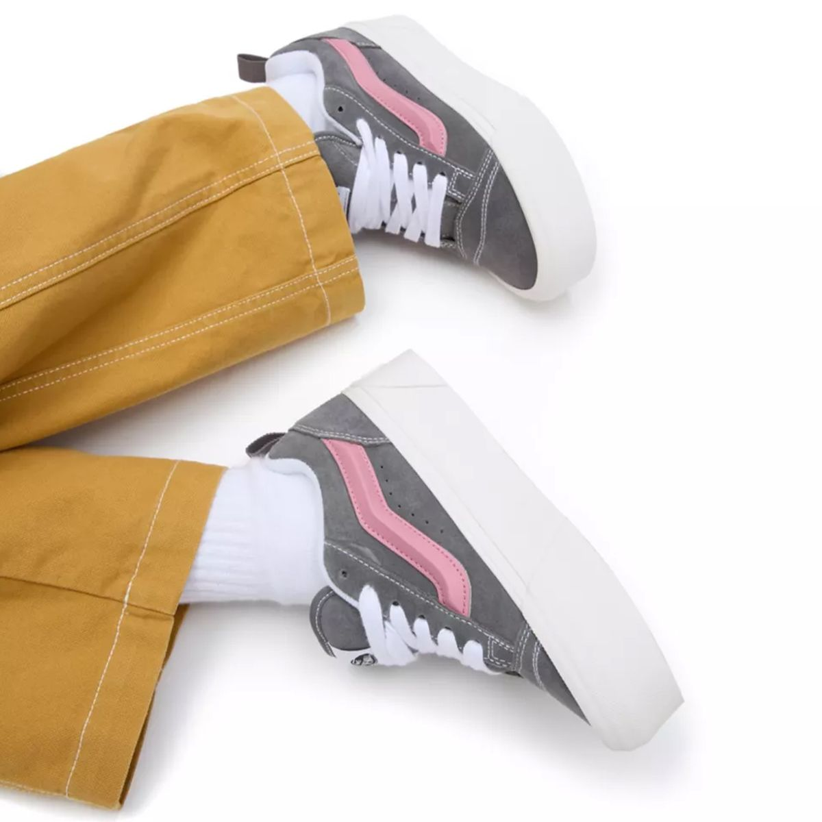 Giày Vans Lollipop Knu Stack 'Gray Pink' VN000CP6GRY1 - Ảnh 3