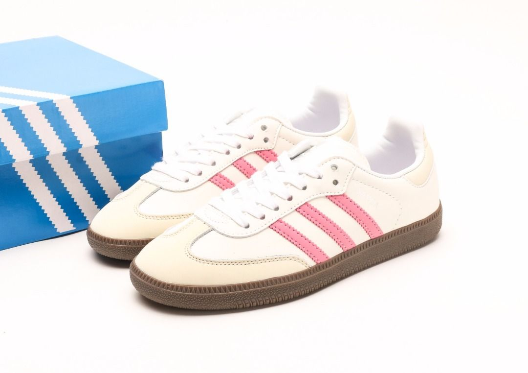 Giày Adidas Samba OG 'White Lucid Pink' IG1962 - Ảnh 4