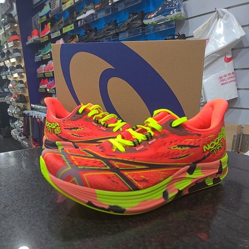 Giày Asics Noosa Tri 15 Sunrise 'Red Black' 1011B609-601 - Ảnh 3