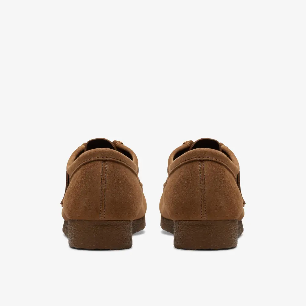 Giày Clarks Originals Wallabee 'Cola Suede' 26155518 - Ảnh 4