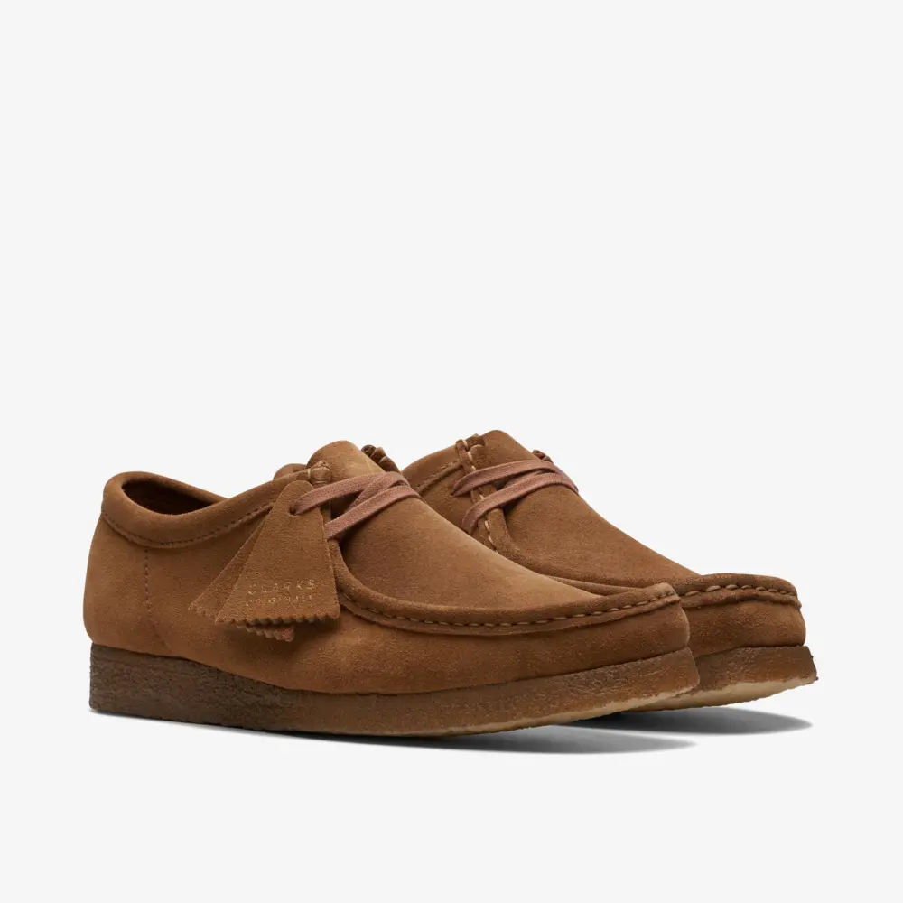 Giày Clarks Originals Wallabee 'Cola Suede' 26155518 - Ảnh 5