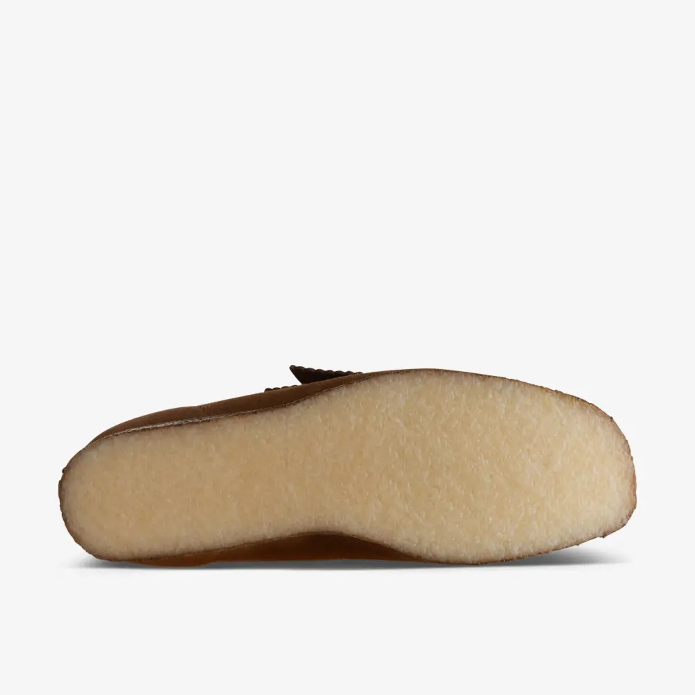 Giày Clarks Originals Wallabee 'Cola Suede' 26155518 - Ảnh 6