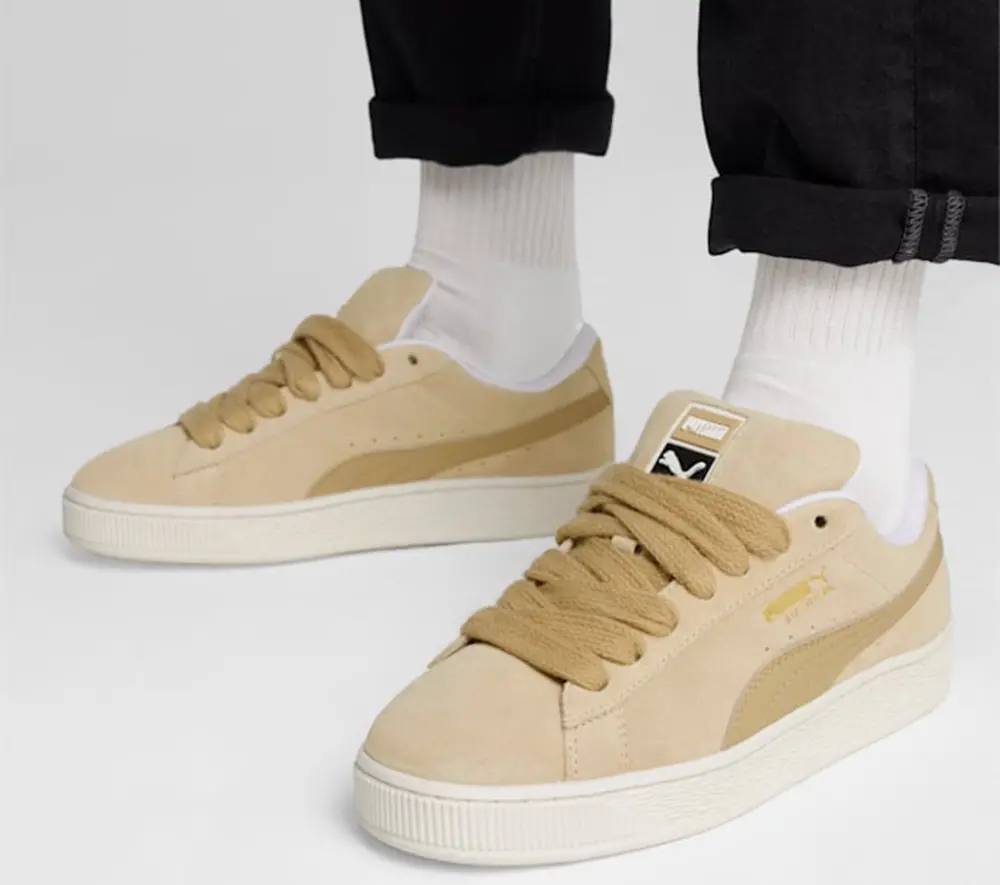 Alternative view of Giày Puma Suede XL 'Putty-Warm White' 395205-05