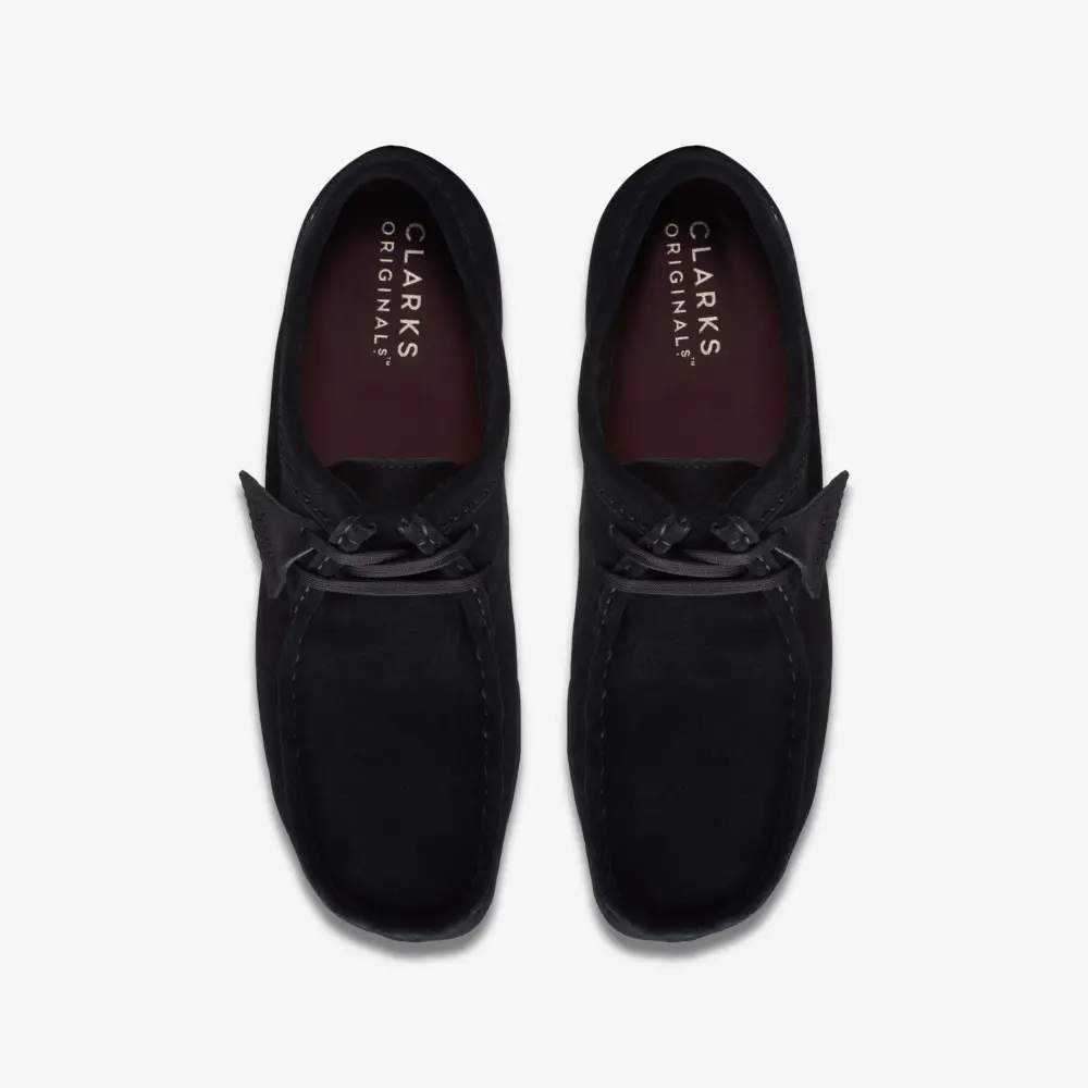 Giày Clarks Originals Wallabee GTX 'Black Suede' 26149449 - Ảnh 6