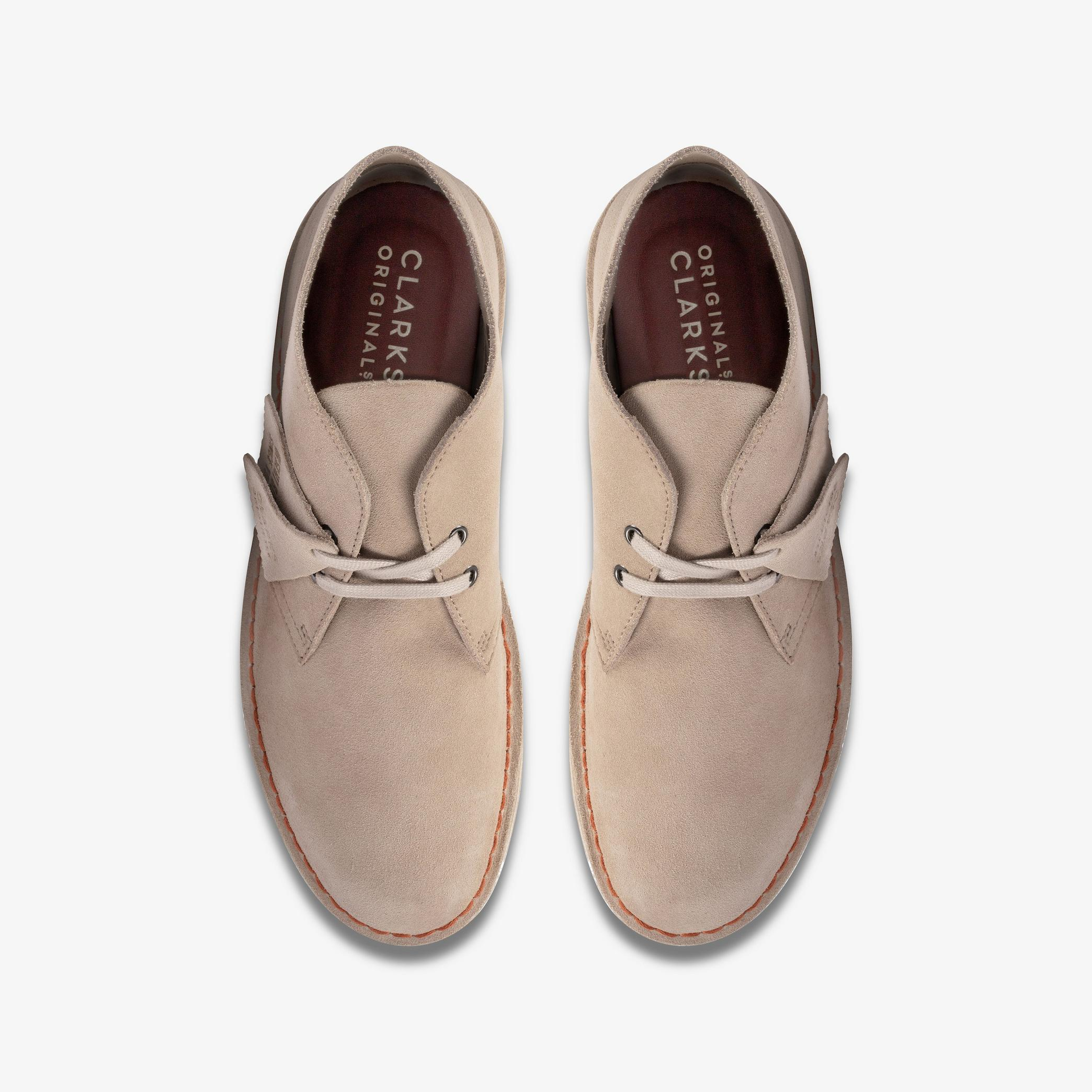 Giày Clarks Mens Desert Boot 'Sand Suede' 26155527 - Ảnh 5