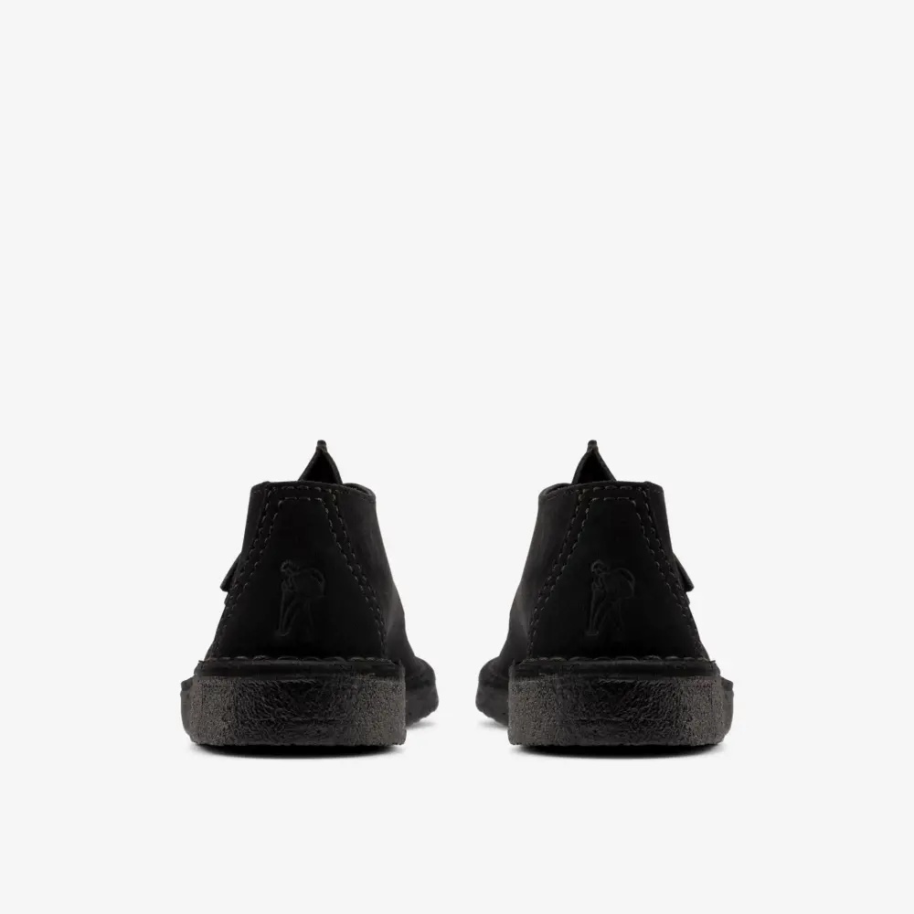 Giày Clarks Originals Desert Trek 'Black Suede' 26155486 - Ảnh 4