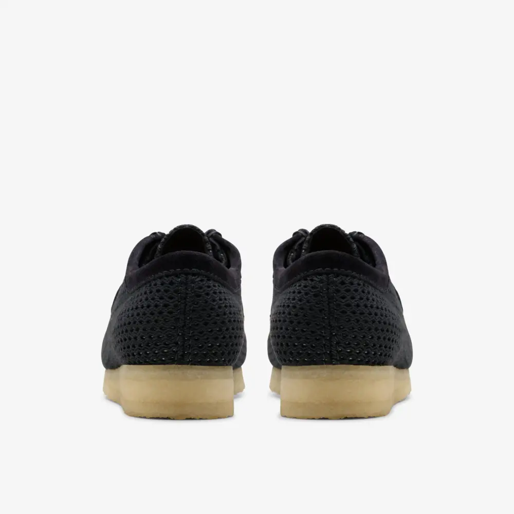 Alternative view of Giày Clarks Originals Men's 'Black Mesh Wallabee' 26175848