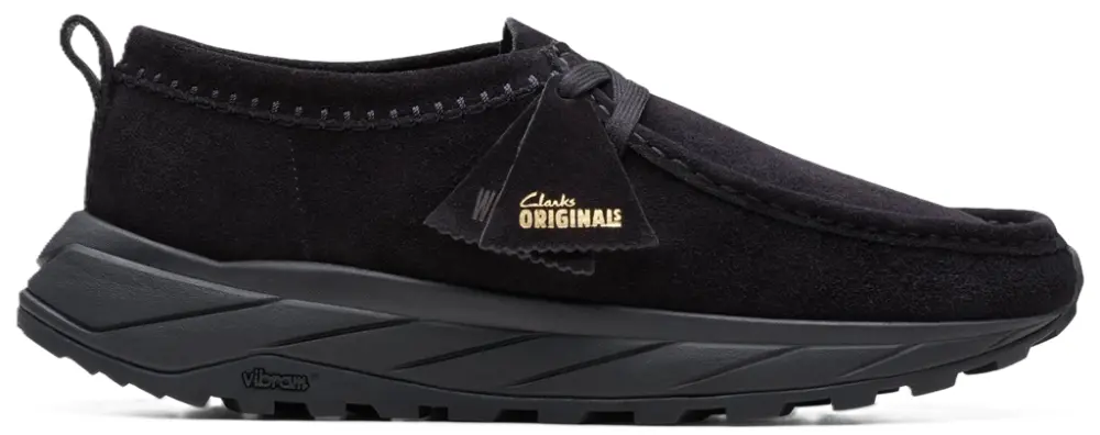 Giày Clarks Mens Walla Eden Lo 'Black Suede' 26175680