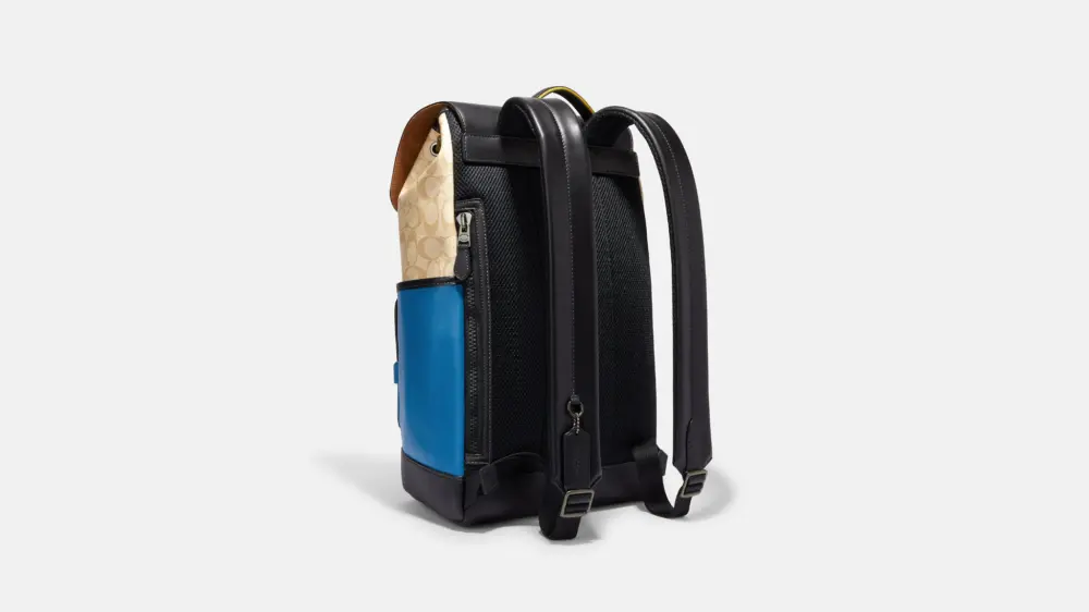 Balo Coach Track Colorblock Signature ‘Blue’ CH116-QBVFG - Ảnh 3