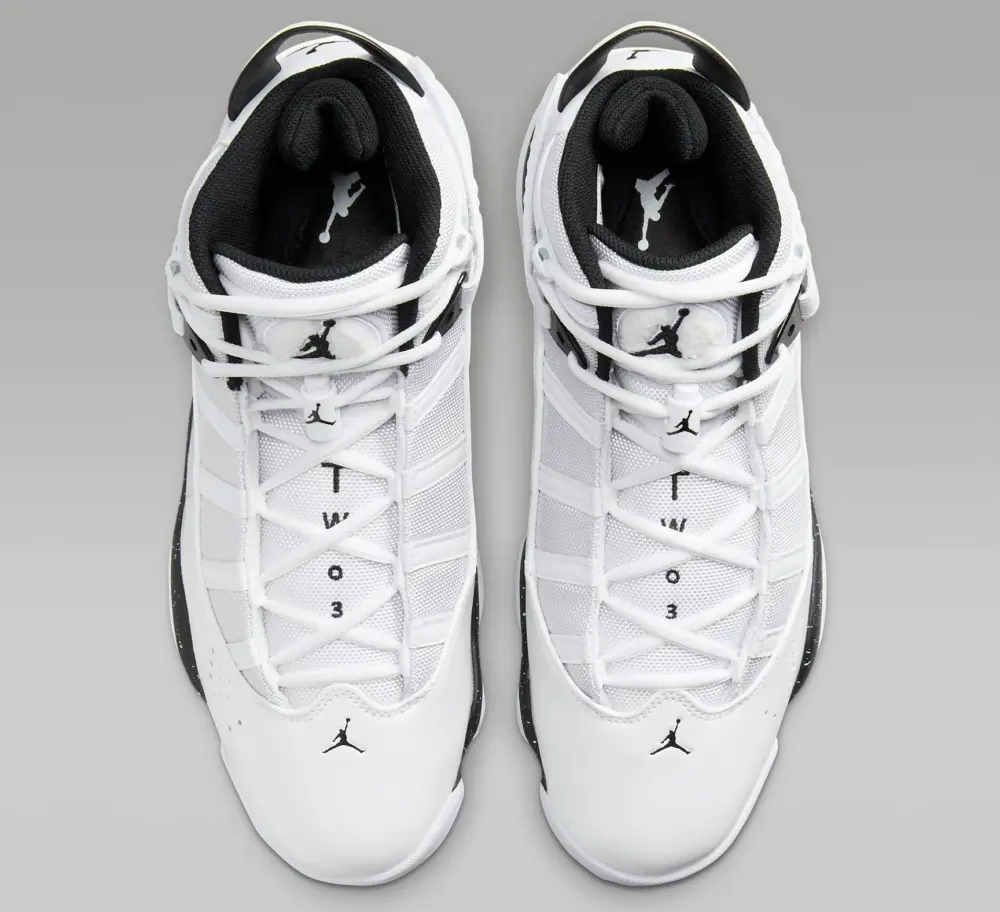 Giày Nike Air Jordan 6 Rings Reverse ‘Oreo’ 322992-111 - Ảnh 3