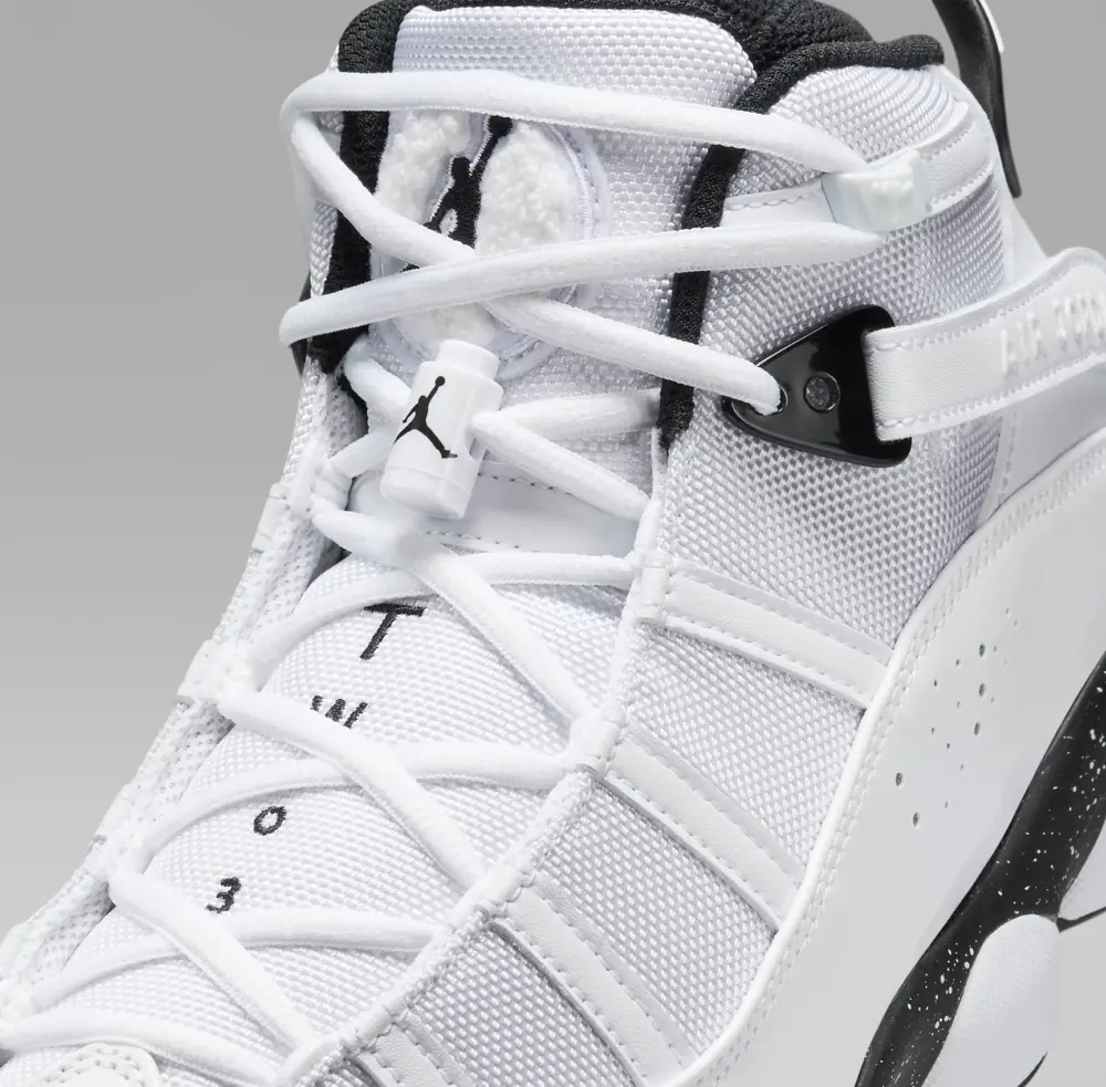 Giày Nike Air Jordan 6 Rings Reverse ‘Oreo’ 322992-111 - Ảnh 4