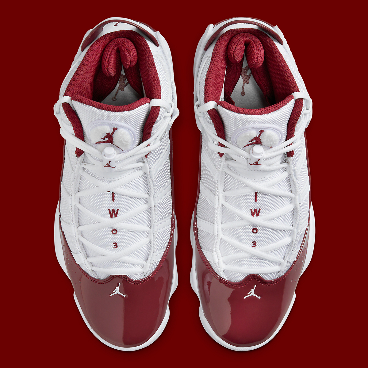 Giày Nike Air Jordan 6 Rings ‘Team Red’ 322992-165 - Ảnh 3