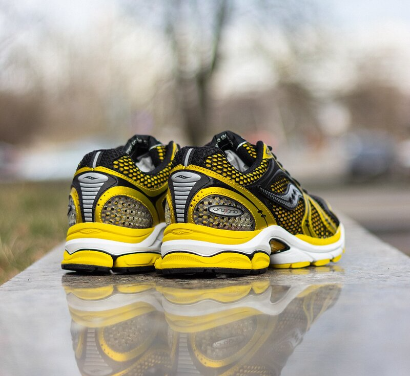 Giày Saucony ProGrid Triumph 4 ‘Lemon Chrome’ S70704‑1 - Ảnh 4