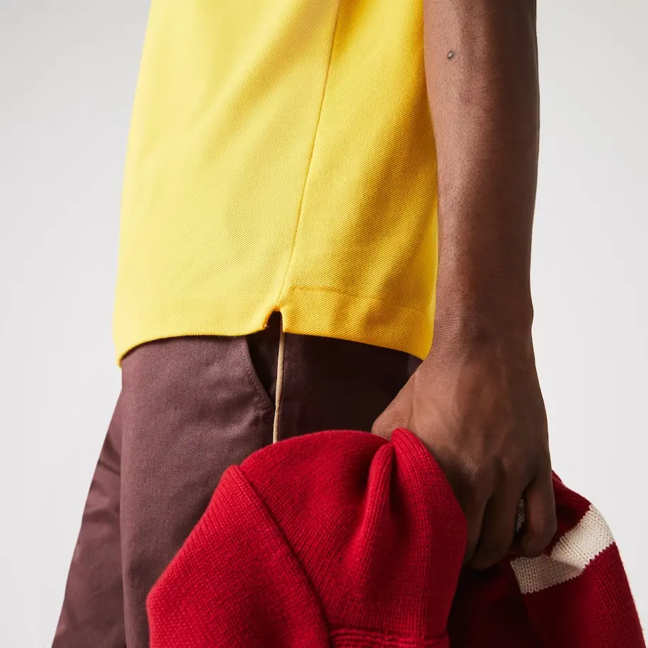 Áo Lacoste Men’s Classic Fit L1212 Polo ‘Yellow’ L1212-ZAP - Ảnh 5