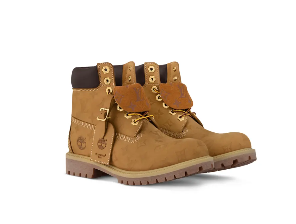 Giày Louis Vuiton x Timberland 6-In Ankle Boot 1AD7YN - Ảnh 4