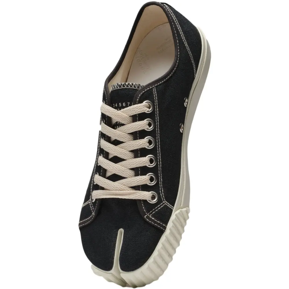 Giày Maison Margiela Tabi Low Top 'Black White' S38WS0185P4291H0958 - Ảnh 4