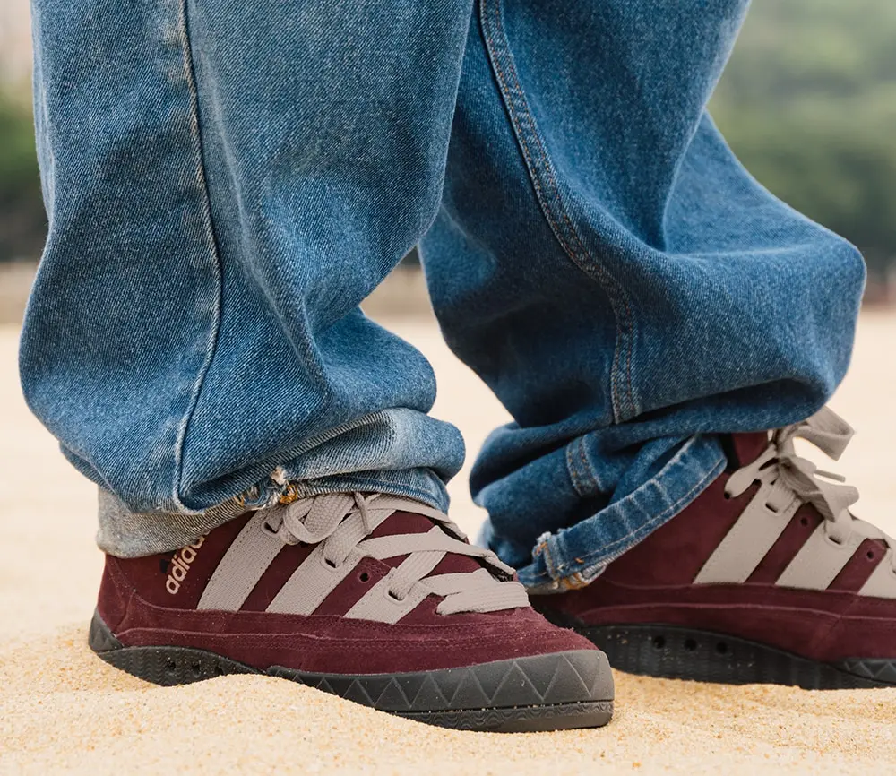 Alternative view of Giày Adidas Adimatic Mid 'Maroon Wonder Beige' IF8790