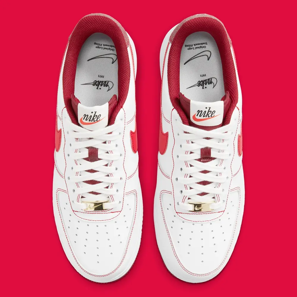 Giày Nike Air Force 1 ’07 First Use White Team Red DA8478-101 - Ảnh 7