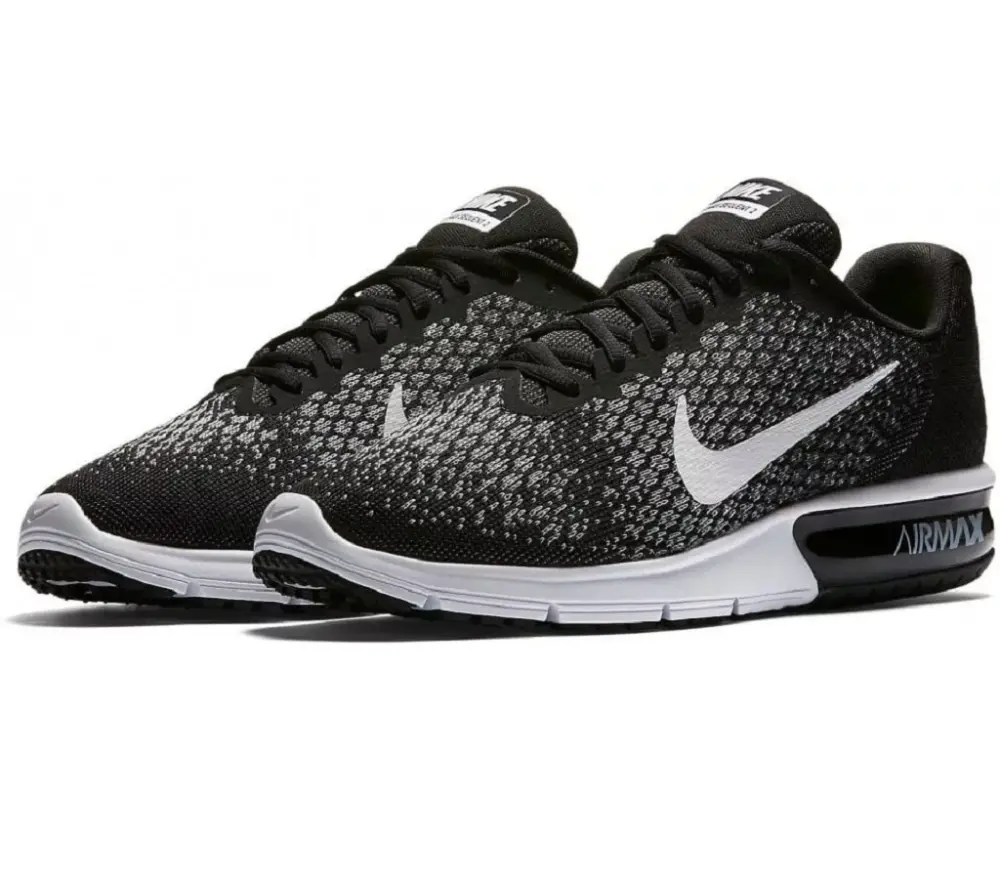 Alternative view of Giày Nike Air Max Sequent 2 'Black White' 852461-005