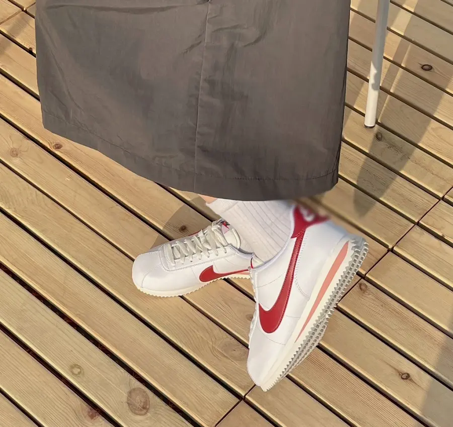 Giày Nike Cortez ‘White Red Stardust’ DN1791-103 - Ảnh 3
