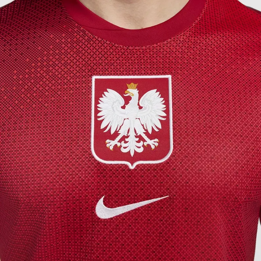 Áo Nike Poland 2024/25 Stadium Away 'Gym Red' FQ8501-635 - Ảnh 4