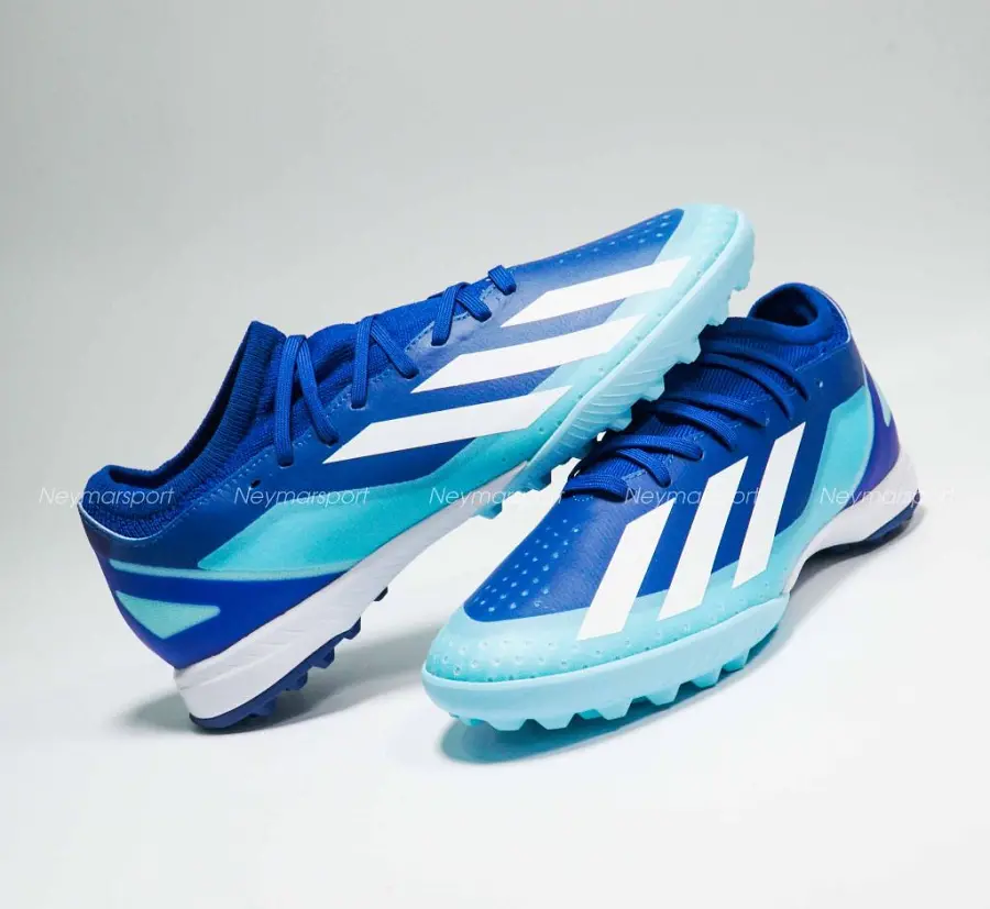 Alternative view of Giày Adidas Turf X Crazyfast.3 'Blue' ID9338