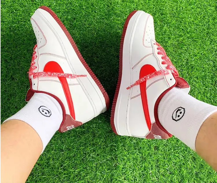 Giày Nike Air Force 1 ’07 First Use White Team Red DA8478-101 - Ảnh 8