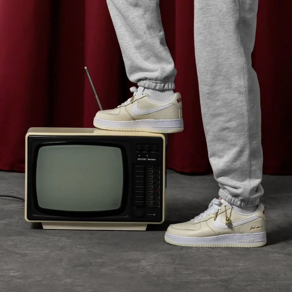 Alternative view of Giày Nike Air Force 1 ’07 Premium ‘Popcorn’ CW2919-100