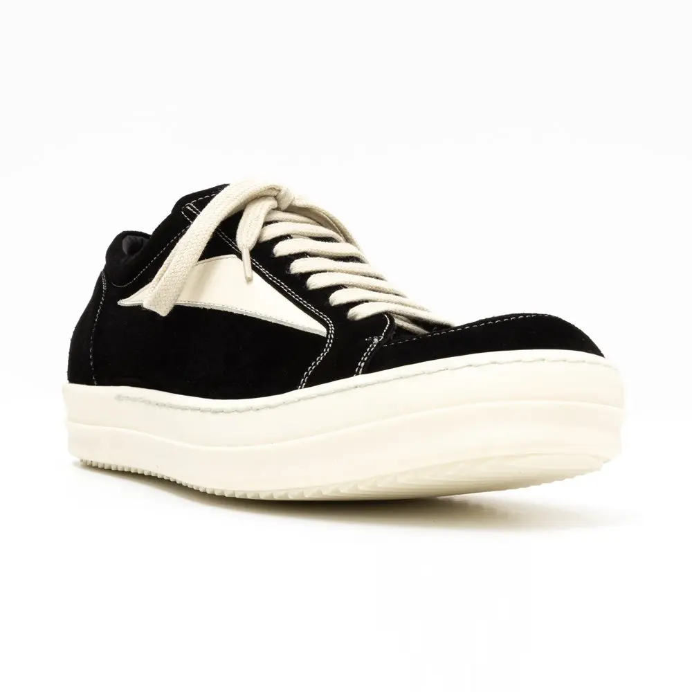 Alternative view of Giày Rick Owens Suede Vintage ‘Black Milk White’ RU01C4897LVSLPO-911