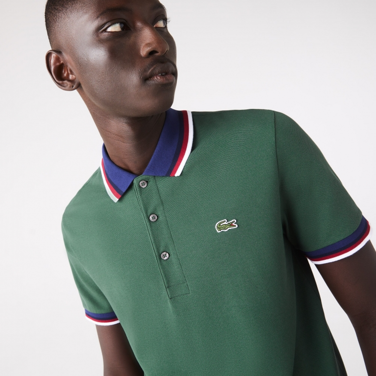 Áo Lacoste Regular Fit Stretch Polo Shirt ‘Green’ PH3461-11-5HX - Ảnh 2