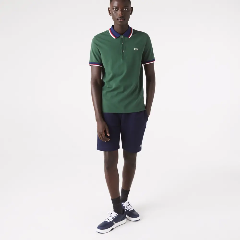 Áo Lacoste Regular Fit Stretch Polo Shirt ‘Green’ PH3461-11-5HX - Ảnh 5