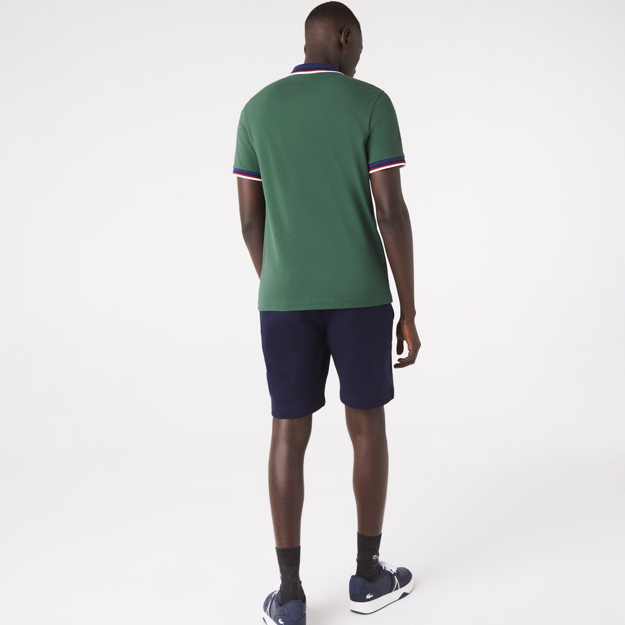 Áo Lacoste Regular Fit Stretch Polo Shirt ‘Green’ PH3461-11-5HX - Ảnh 4