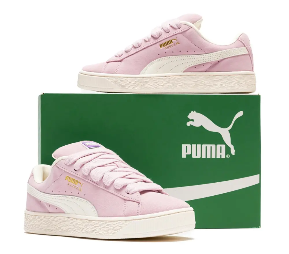 Alternative view of Giày Puma Suede XL 'Grape Mist-Warm White' 395205-08