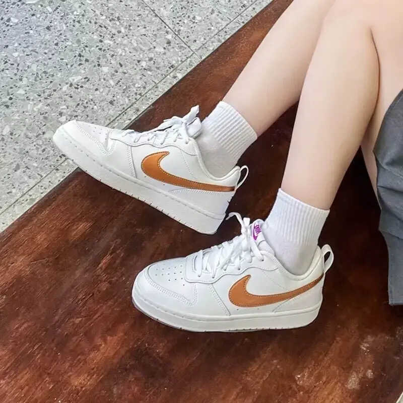 Alternative view of Giày Nike Court Borough Low 2 SE ‘White Metallic Copper’ DQ5979‑100