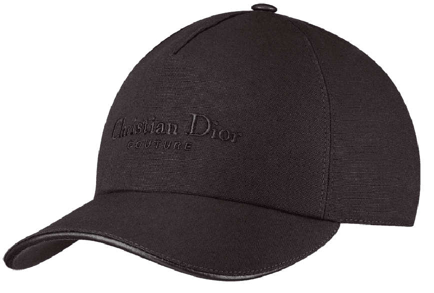 Mũ Dior Couture Baseball Cap ‘Black Canvas’ 243C904G4511-C900
