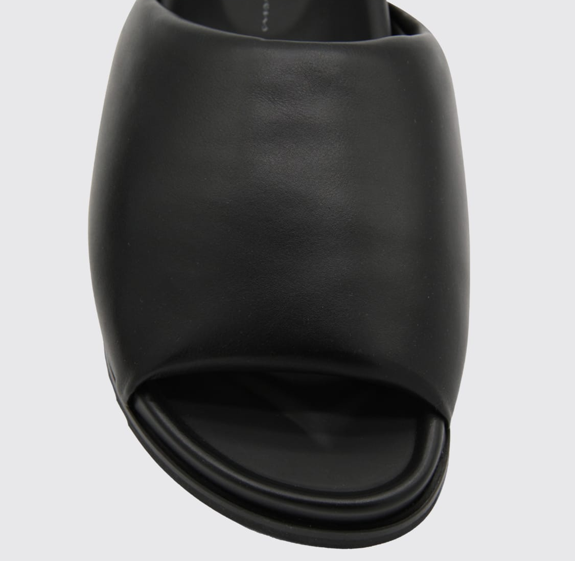 Dép Rick Owens Calfskin Round Toe 'Black' RP01C5838LPO-09 - Ảnh 4