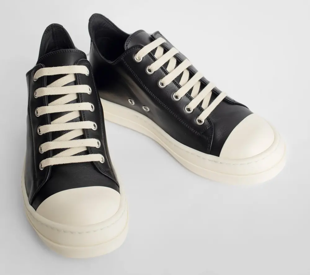 Alternative view of Giày Rick Owens Low Phlegethon 'Black' RU02A5891LPO-9111