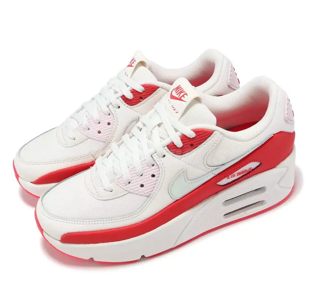 Giày Nike Air Max 90 LV8 "Sail Red Pink" HF5073-133 - Ảnh 4