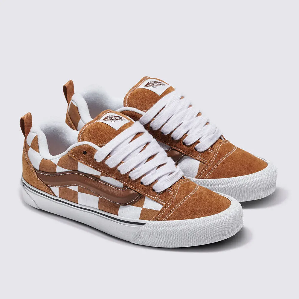 Giày Vans Mega Check Knu 'Skool Brown' VN000CRPBRO1 - Ảnh 4