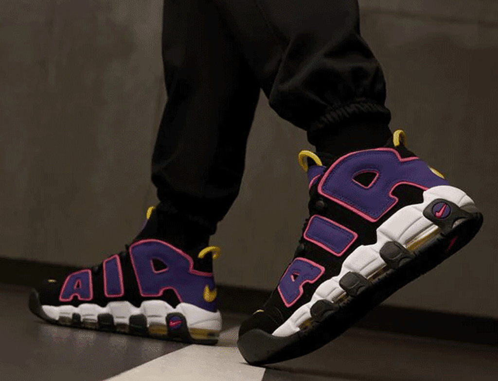Giày Nike Air More Uptempo 96 'Black Court Purple' DZ5187-001 - Ảnh 2