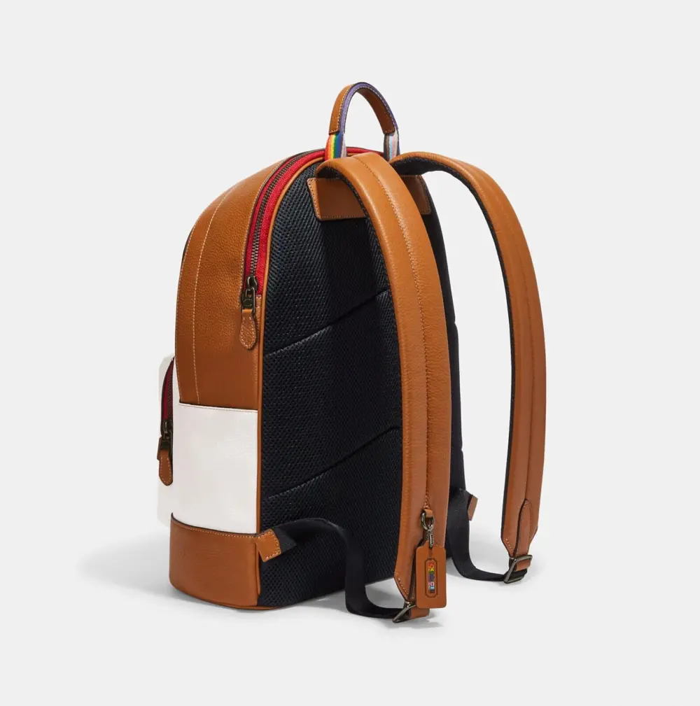 Alternative view of Balo Coach West Backpack Patches 'Chalk Multi' CJ512-QBCAH