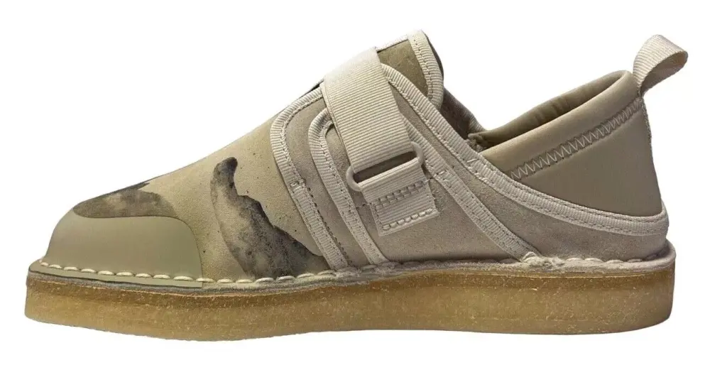Alternative view of Giày Clarks Trek Taiyo 'White Camoflage Suede' 26166286