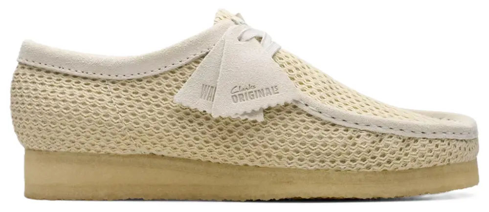 Giày Clarks Men's Wallabee 'Off White Mesh' 26175849