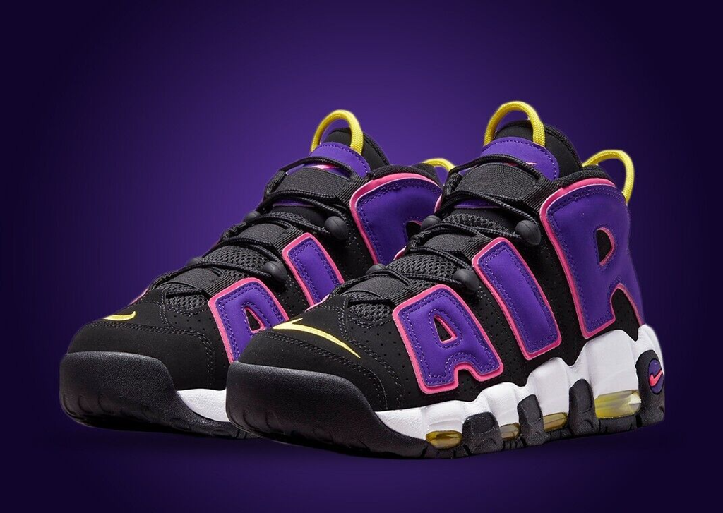 Giày Nike Air More Uptempo 96 'Black Court Purple' DZ5187-001 - Ảnh 4