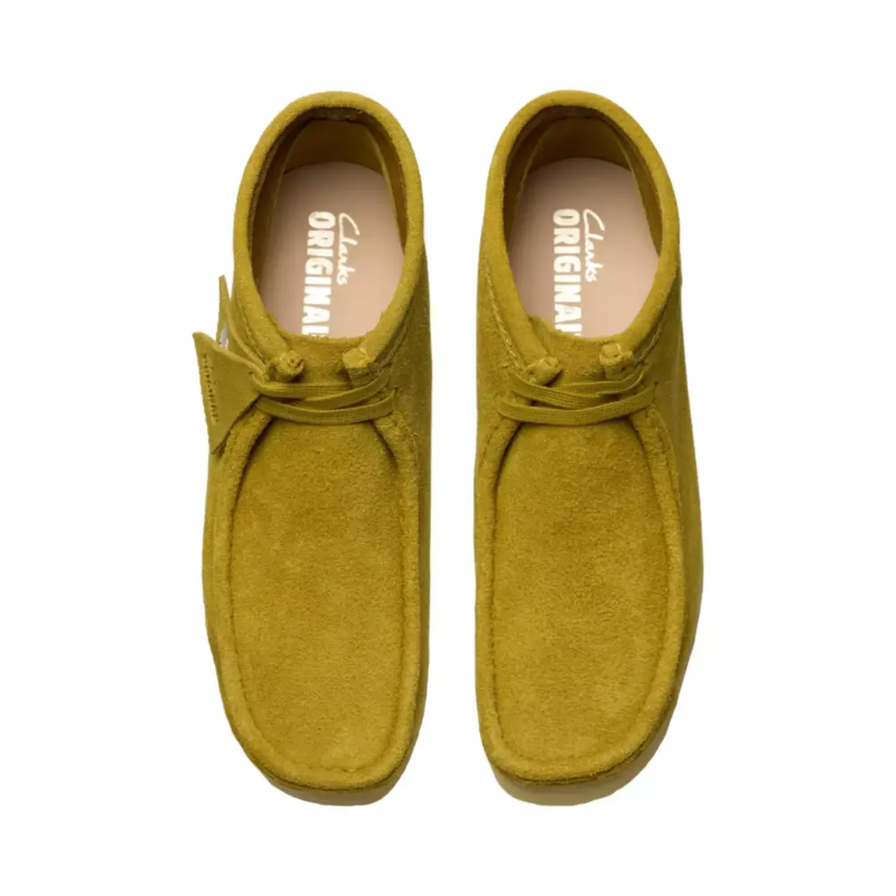 Alternative view of Giày Clarks Wallabee Boot 'Olive Suede' 26176538