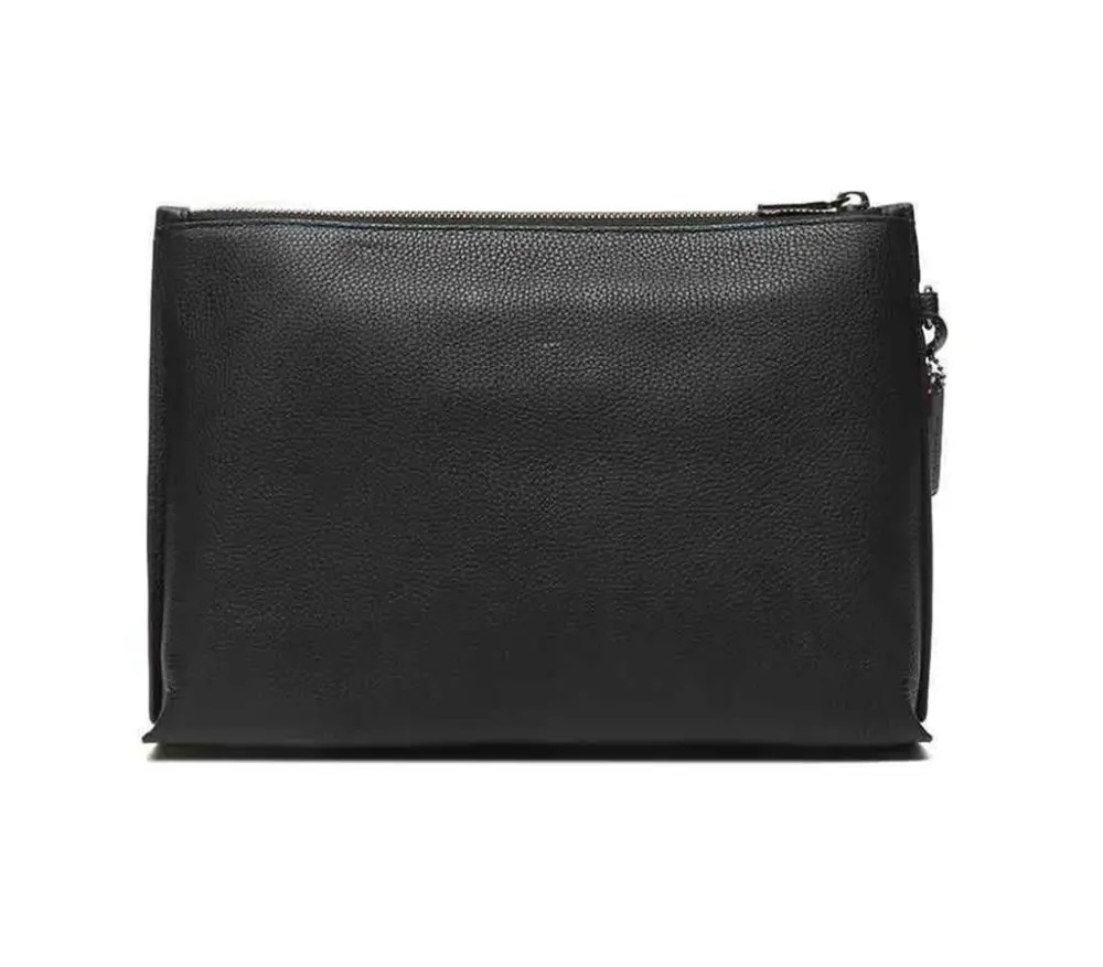 Ví Coach Pebbled Leather Academy Pouch ‘Black’ 32175-BLK - Ảnh 3