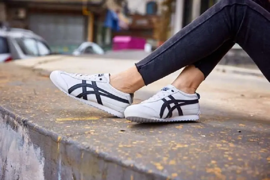 Giày Onitsuka Tiger Mexico 66 'White Black' D508K-0190 - Ảnh 4
