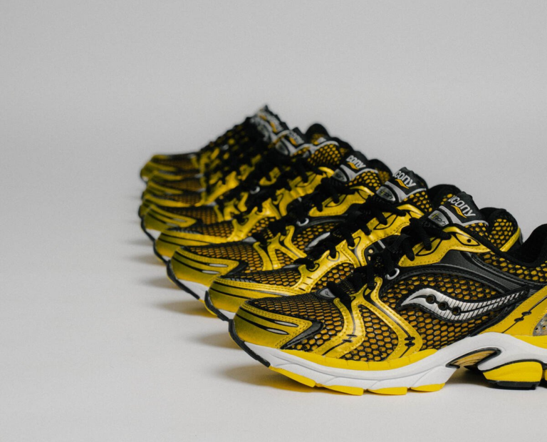 Giày Saucony ProGrid Triumph 4 ‘Lemon Chrome’ S70704‑1 - Ảnh 2