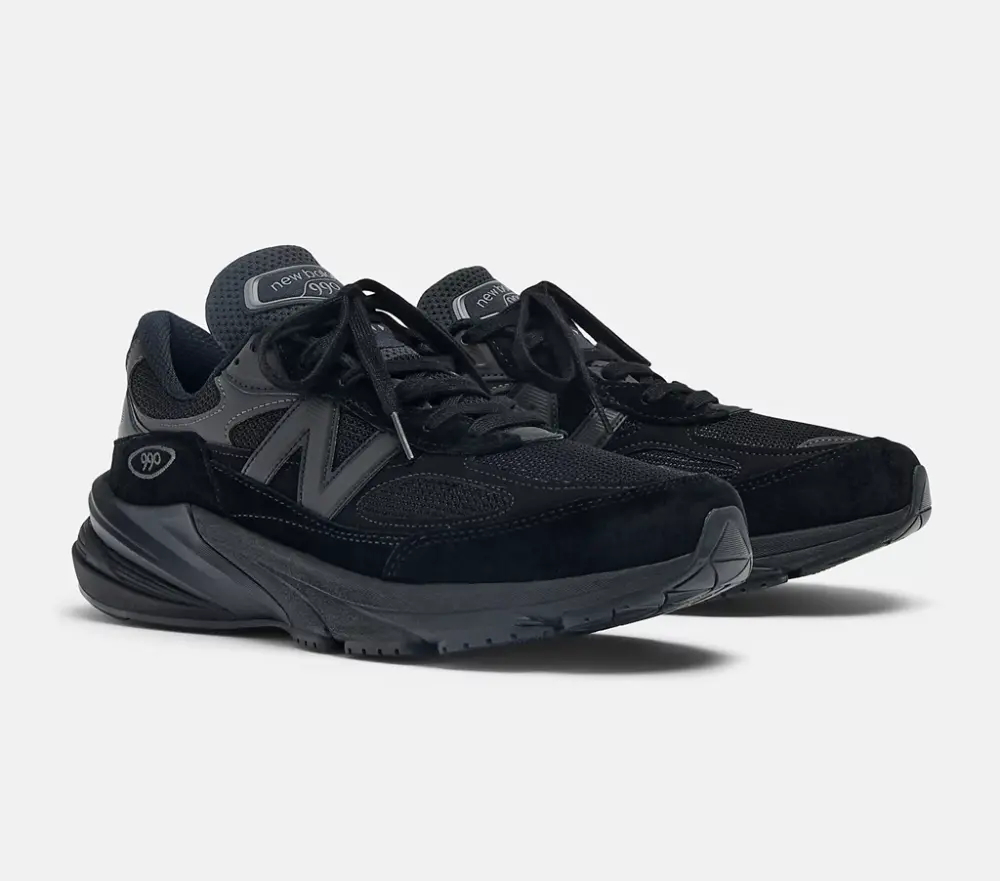 Alternative view of Giày New Balance Made in USA 990v6 'Black' U990BB6