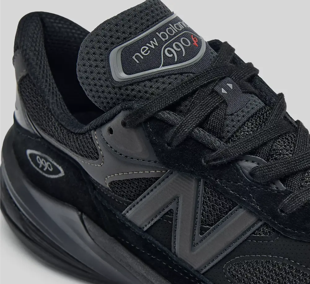Giày New Balance Made in USA 990v6 'Black' U990BB6 - Ảnh 4